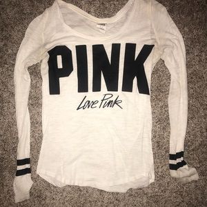 PINK VS off white long sleeve